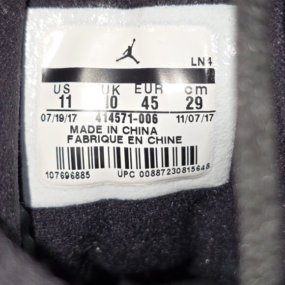 Nike AIR JORDAN 13 RETRO Black / Olive Basketball Shoes 11 Sneakers 414571 006 - Picture 7 of 9